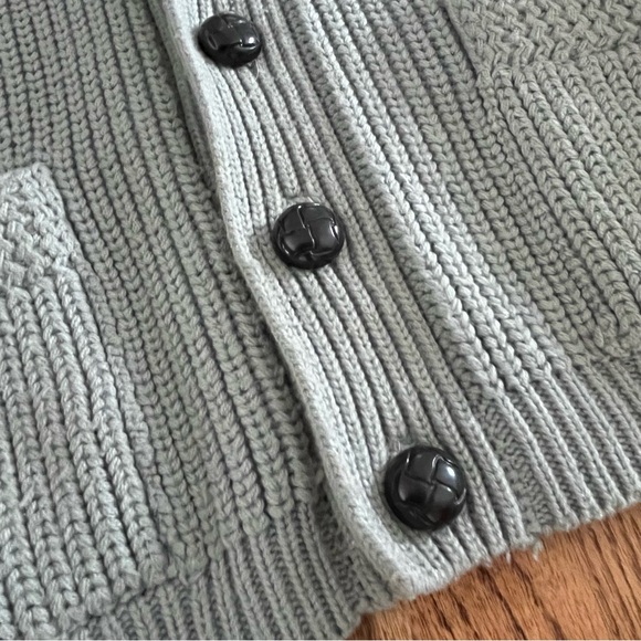 Miller Outerwear Vintage Rare 1970s Cardigan Sweater Grandpa Dad Vibes Gray Sz L - Picture 7 of 11